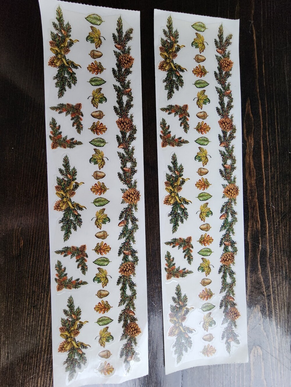 PSX Sticker Designs Stickers - Lot of 2 Mountain Tree Borders NEW - Vintage #20